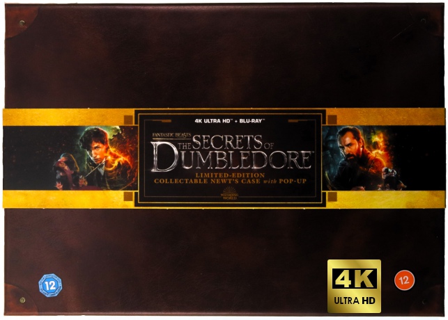 Fantastic Beasts 3: The Secrets Of Dumbledore (Fantastyczne zwierzęta: Tajemnice Dumbledore'a) Newt Case Limited Edition (steelbook) [Blu-Ray 4K]+[Blu-ray]