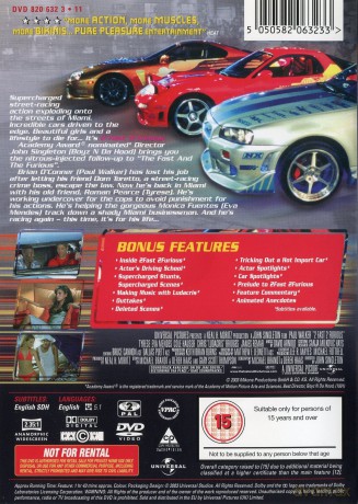 2 Fast 2 Furious (Za szybcy, za wściekli) [DVD]