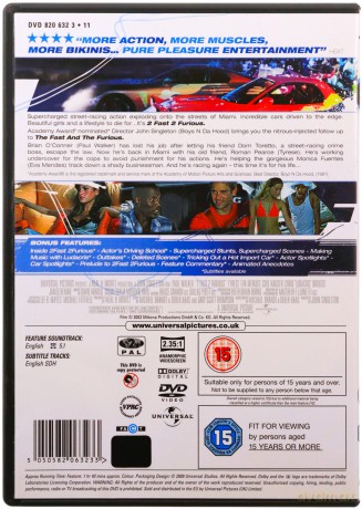 2 Fast 2 Furious (Za szybcy, za wściekli) [DVD]