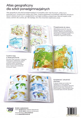 Atlas Geograficzny LO Świat,Polska w.2013 TW [KSIĄŻKA]