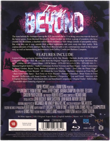 From Beyond (Zza światów) [Blu-Ray]