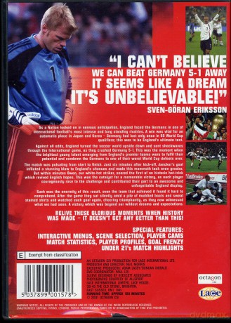 Germany 1 England 5 [DVD]