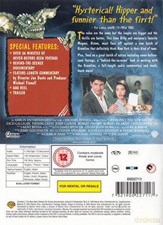 Gremlins 2 - The New Batch [DVD]