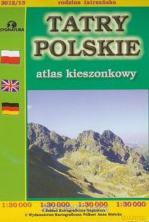 Atlas kieszonkowy - Tatry Polskie 1:30 000 [KSIĄŻKA]