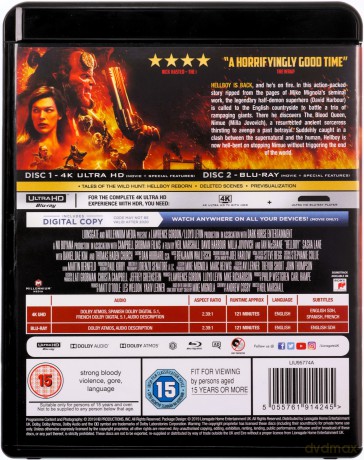 Hellboy [Blu-Ray 4K]+[Blu-Ray]