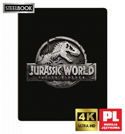 Jurassic World: Upadłe królestwo (Jurassic World - Fallen Kingdom ) (steelbook) [Blu-Ray 4K]+[2xBlu-Ray]