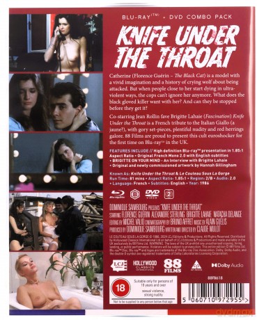Knife Under The Throat (Le Couteau Sous La Gorge) [Blu-Ray]+[DVD]