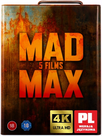 Mad Max 1 to 5 Limited Petrol Can Edition [10xBlu-Ray 4K]