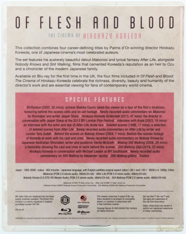Of Flesh And Blood - The Cinema Of Hirokazu Koreeda [4xBlu-Ray]