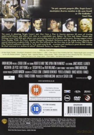 Once Upon A Time In America [DVD]