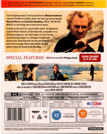 Orca The Killer Whale (Orka - Wieloryb zabójca) [Blu-Ray 4K]+[Blu-Ray]