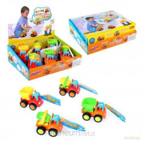 Auto budowla plastikowe 9cm [ZABAWKA]