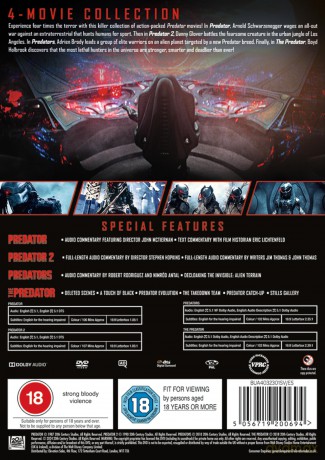Predator 1 to 4 [DVD]