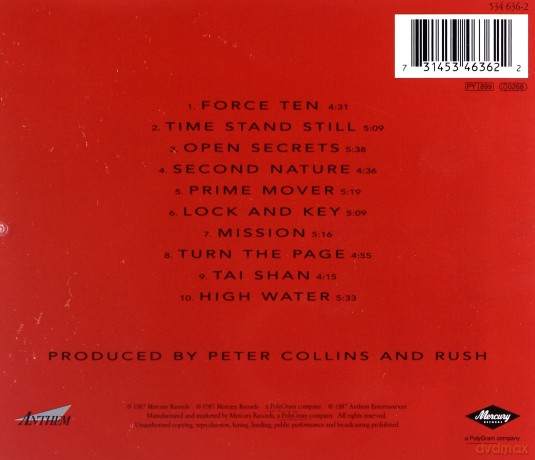 Rush: Hold Your Fire (Remastered) [CD]