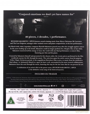 Ryuichi Sakamoto - Opus [Blu-Ray]+[DVD]