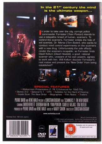 Scanners II - The New Order (Scanners II: Nowy porządek) [DVD]
