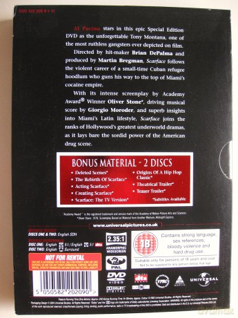Scarface (Człowiek z blizną) [2DVD]