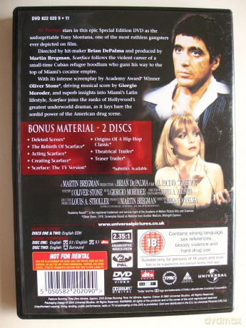 Scarface (Człowiek z blizną) [2DVD]