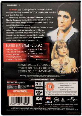 Scarface (Człowiek z blizną) [2DVD]