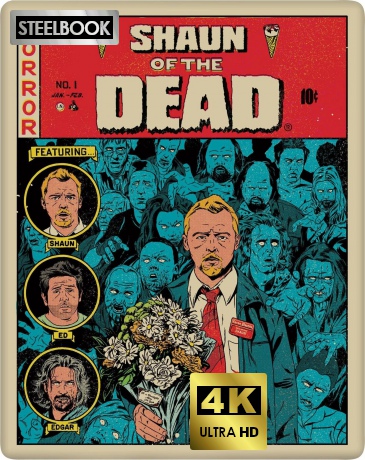 Shaun Of The Dead (Wysyp żywych trupów) (steelbook) [Blu-Ray 4K]+[Blu-Ray]