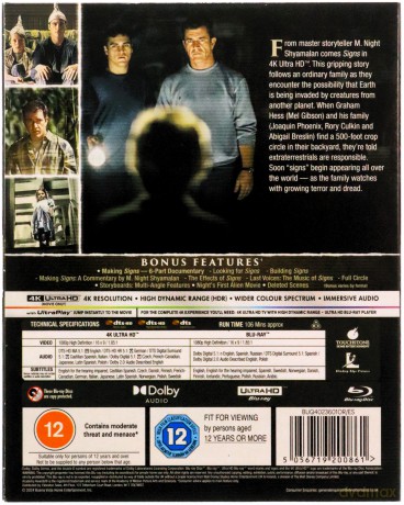 Znaki (Signs) [Blu-Ray 4K]+[Blu-Ray]