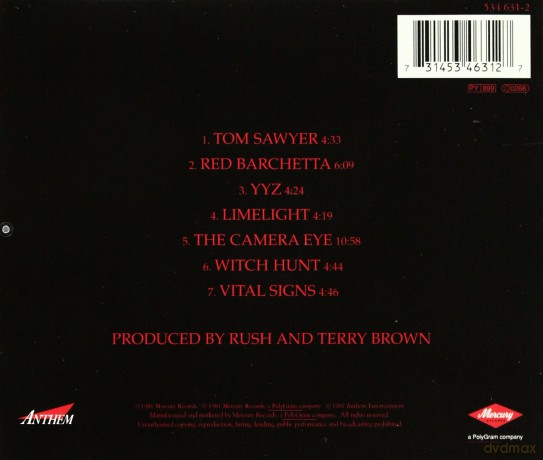 Rush: Moving Pictures (Remastered) [CD]