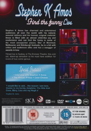 Stephen K Amos - Find The Funny [DVD]