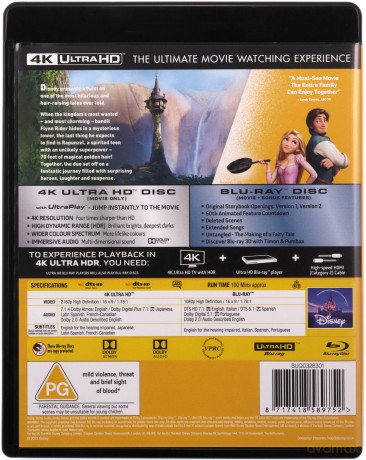 Tangled (Zaplątani) [Blu-Ray 4K]+[Blu-Ray]