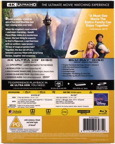 Tangled (Zaplątani) [Blu-Ray 4K]+[Blu-Ray]