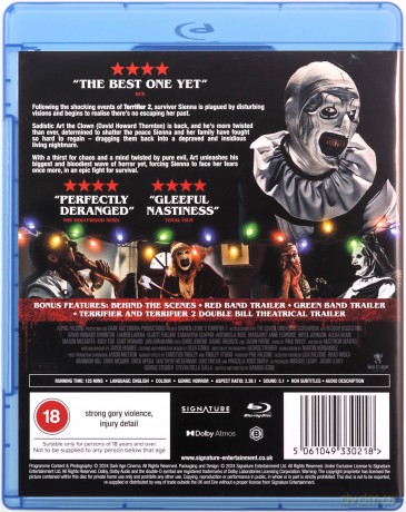 Terrifier 3 [Blu-Ray]