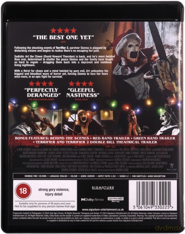 Terrifier 3 [Blu-Ray 4K]