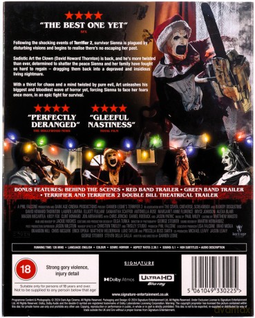 Terrifier 3 [Blu-Ray 4K]