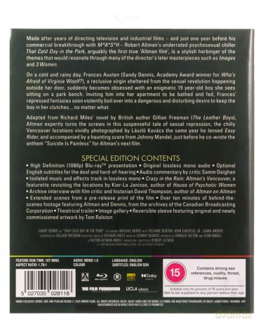 That Cold Day In The Park (Ów chłodny dzień w parku) [Blu-Ray]