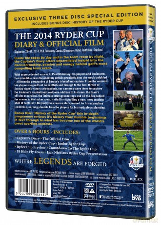The 2014 Ryder Cup Diary And Official Film Special Edition [DVD]