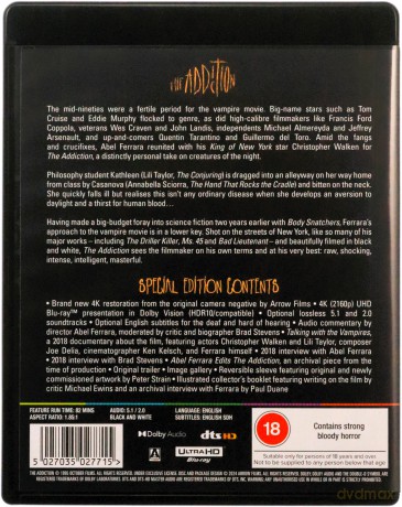 The Addiction (Uzależnienie) (Limited Edition) [Blu-Ray 4K]