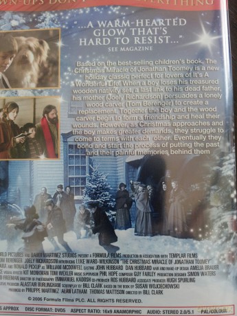 The Christmas Miracle Of Jonathan Toomey [DVD]