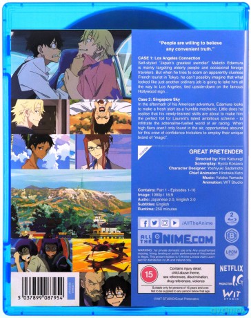 The Great Pretender Case 1 to 2 [2xBlu-Ray]