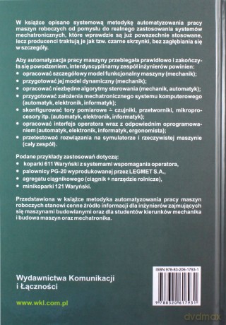 Automatyzacja pracy maszyn roboczych. Metodyka [KSIĄŻKA]