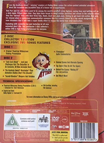 The Incredibles (2 Discs) [DVD]