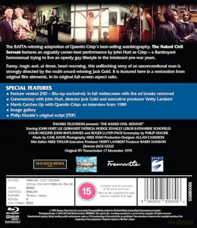 The Naked Civil Servant (Nagi urzędnik) [Blu-Ray]
