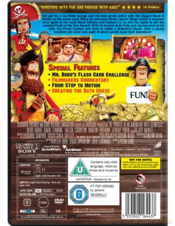 The Pirates In An Adventure With Scientists [DVD]