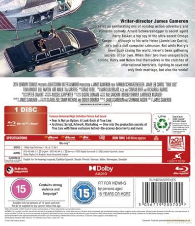 True Lies (Prawdziwe kłamstwa) [Blu-Ray]