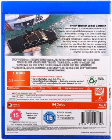 True Lies (Prawdziwe kłamstwa) [Blu-Ray]