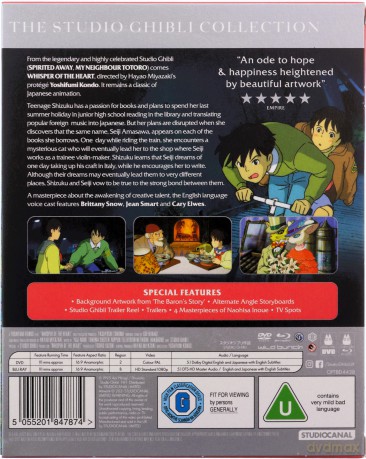 Whisper Of The Heart (Szept serca) [Blu-Ray]+[DVD]