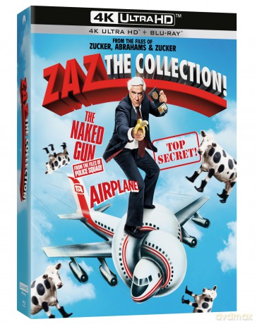 Airplane / Top Secret / The Naked Gun (Czy leci z nami pilot? / Ściśle tajne / Naga Broń) [3xBlu-Ray 4K]+[3xBlu-Ray]