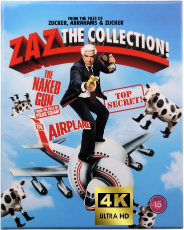 Airplane / Top Secret / The Naked Gun (Czy leci z nami pilot? / Ściśle tajne / Naga Broń) [3xBlu-Ray 4K]+[3xBlu-Ray]