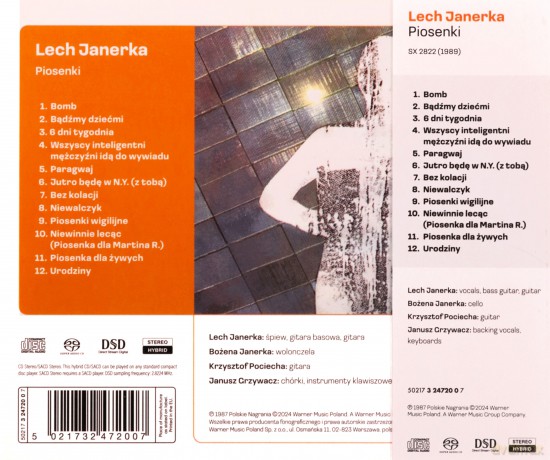 Lech Janerka: Piosenki [SACD]