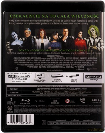 Beetlejuice Beetlejuice [Blu-Ray 4K]+[Blu-Ray]