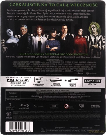 Beetlejuice Beetlejuice (steelbook) [Blu-Ray 4K]+[Blu-Ray]