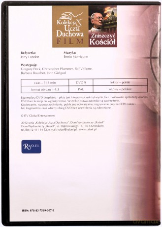 Purpura i czerń [DVD]